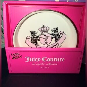 👑NIB Juicy Couture Pink and White Trinket Tray